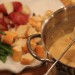 Cheese Fondue with a Valentine Cocktail Cheese Fondue with a Valentine Cocktail
