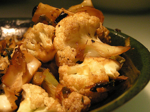 Cauliflower with Garlic and Paprika