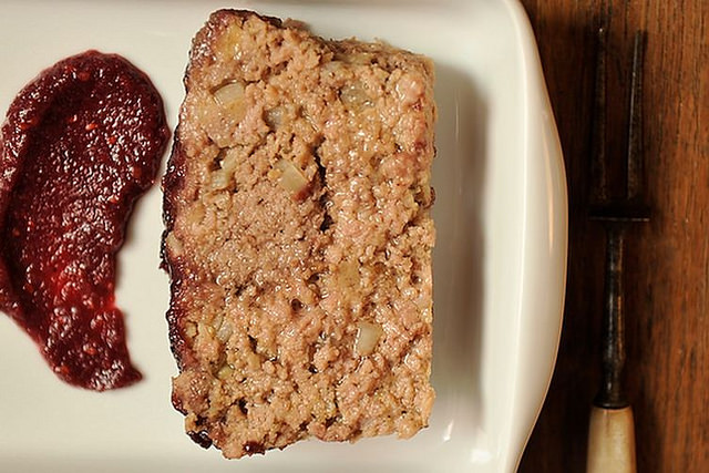 Meatloaf with Blackberry BBQ sauce