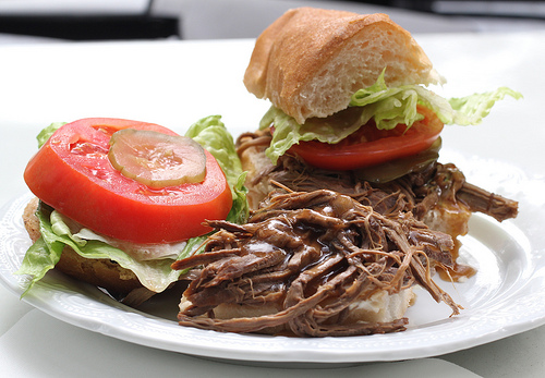 Roast Beef "Debris" Po'Boy & Emeril's #SeriousSandwich Cookalong