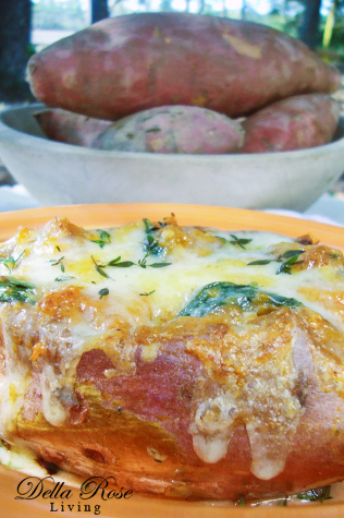 Twice Baked Sweet Potatoes