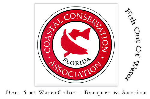 Coastal Conservation Annual Banquet at Fish Out of Water Dec. 6