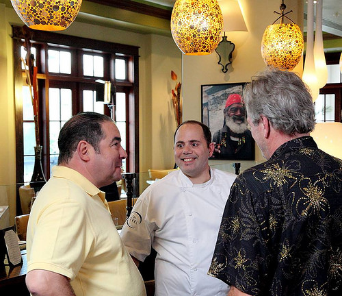 Guerra,Emeril and co-owner Bill