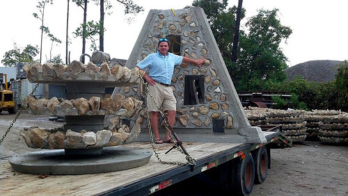 Andy with Artificial Reef